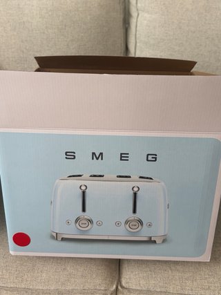 Tostadora Smeg 4 ranuras Roja