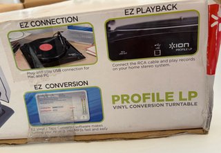 ION Profile LP Tocadiscos Vinilo USB Negro