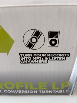 ION Profile LP Tocadiscos Vinilo USB Negro