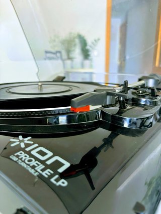 ION Profile LP Tocadiscos Vinilo USB Negro