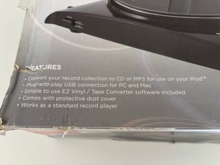 ION Profile LP Tocadiscos Vinilo USB Negro