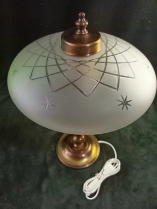 Lámpara de mesa "Art-Decó" tipo Hongo