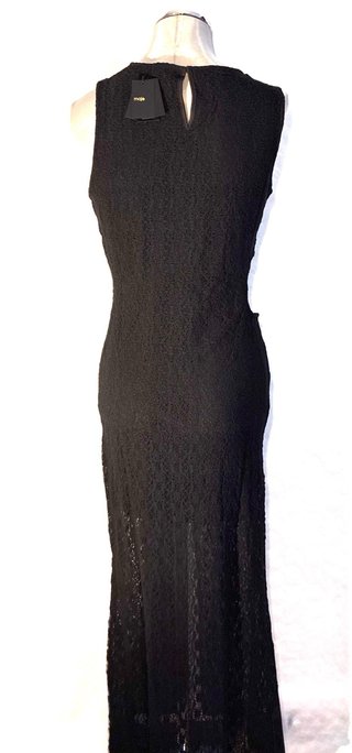 Vestido Negro Maje Talla 2 (38) Nuevo
