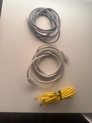 3 Cables de Red RJ45 (Ethernet)
