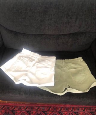 2 Pantalones Cortos Elásticos Talla XL