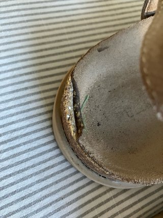 Sandalias unisex beige serraje