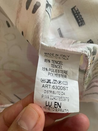 Camicia donna manica lunga fantasia