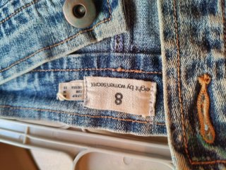 Falda vaquera botones talla S