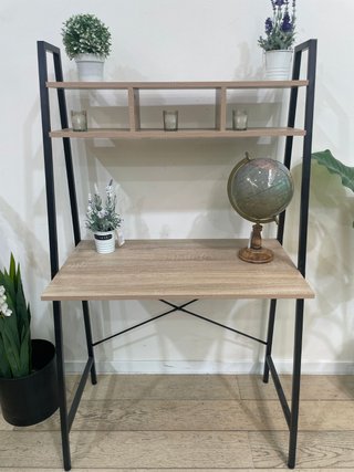 Escritorio Industrial Madera y Metal