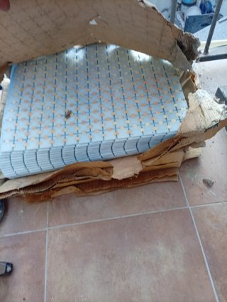 Mosaico azul piscina