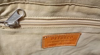 Bolso Petusco Piel Beige y Marrón