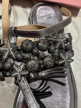Sandalias Alma en Pena Estrellas y Pompones