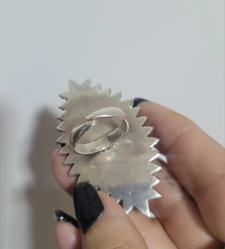 Anillo Plata y Corales Rojos