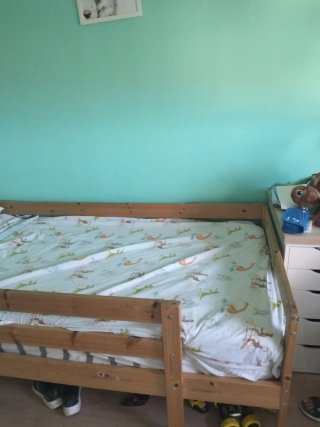 Estructura cama madera infantil