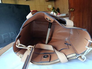 Bolso Michael Kors Beige y Marrón