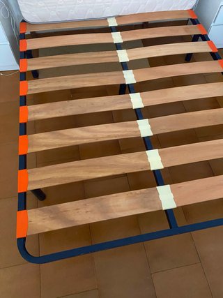 Cama 150x190 con somier de 5 patas