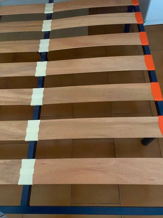 Cama 150x190 con somier de 5 patas