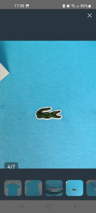 Polo Lacoste Talla XL Nuevo con Etiquetas