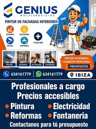 Servicios de Pintura y Reformas en Ibiza