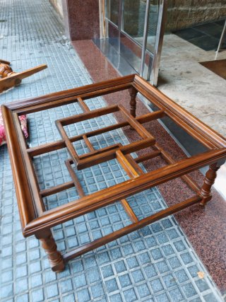 Mesa antigua Almazán de madera