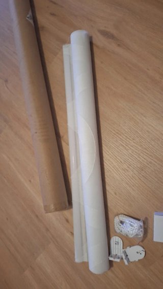 Estor enrollable blanco