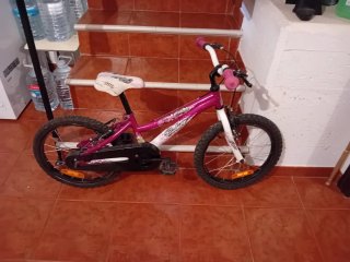 Bicicleta infantil rosa