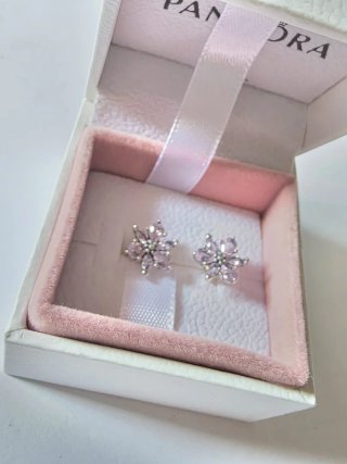 Pendientes Pandora Flor Lila Herbario