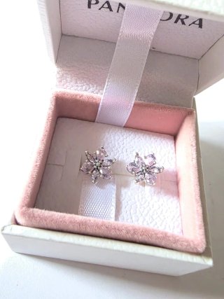 Pendientes Pandora Flor Lila Herbario
