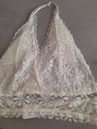 Sujetador encaje halter talla 1XL