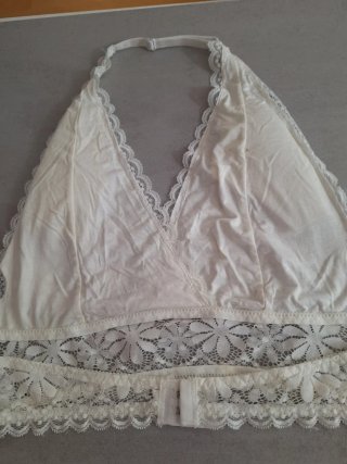 Sujetador encaje halter talla 1XL