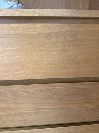 Cómoda Ikea MALM 4 cajones roble