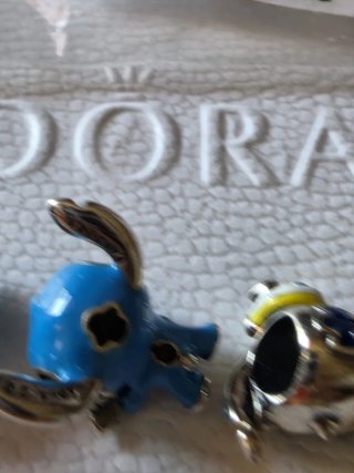 Set 3 Charms Pandora Stitch Plata 925