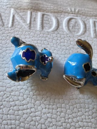 Set 3 Charms Pandora Stitch Plata 925