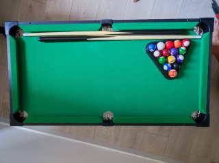 Mesa Multijuegos 4 en 1: Futbolín, Billar, ...