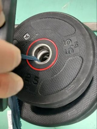 Barra de musculación roscada cromo 1,55 m