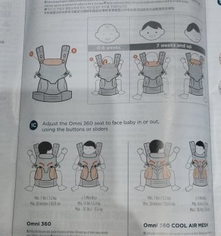 Mochila Portabebés Ergobaby Omni 360