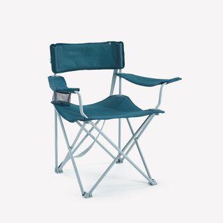 Silla plegable de camping con reposabrazos Quechua Basic