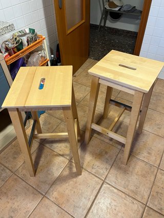 Taburetes de haya