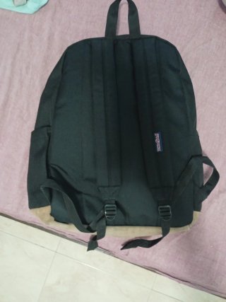 Mochila Jansport Negra y Marrón