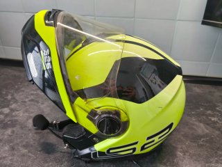 Casco Moto LS2 Amarillo Brillante