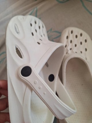 Zuecos blancos talla 38