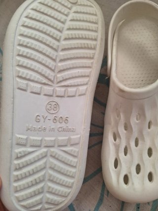 Zuecos blancos talla 38