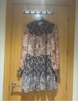 Vestido Zara Otoño Estampado