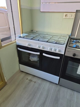 nevir nvr-cb5phw cocina de gas con horno 90 × 60