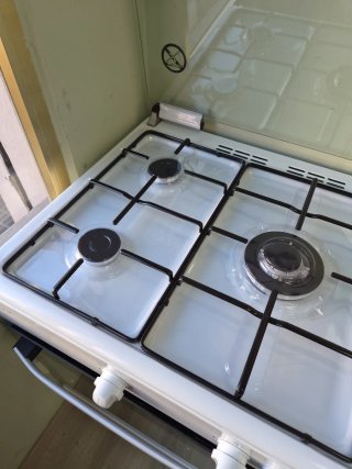 nevir nvr-cb5phw cocina de gas con horno 90 × 60