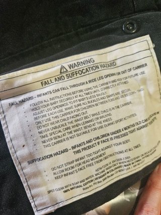 Mochila Portabebés Boba Negra