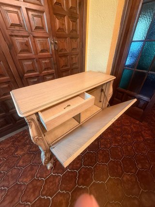Cómoda Barroca Madera Beige/Marrón