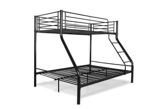 Litera matrimonio negra 135x190 + 90x190 | Nueva |