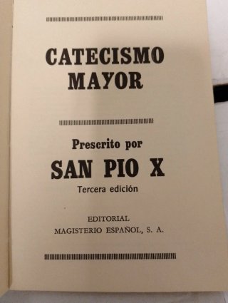 Catecismo Mayor