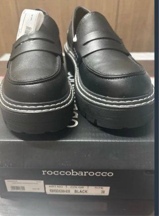 Mocasines roccobarocco Negros